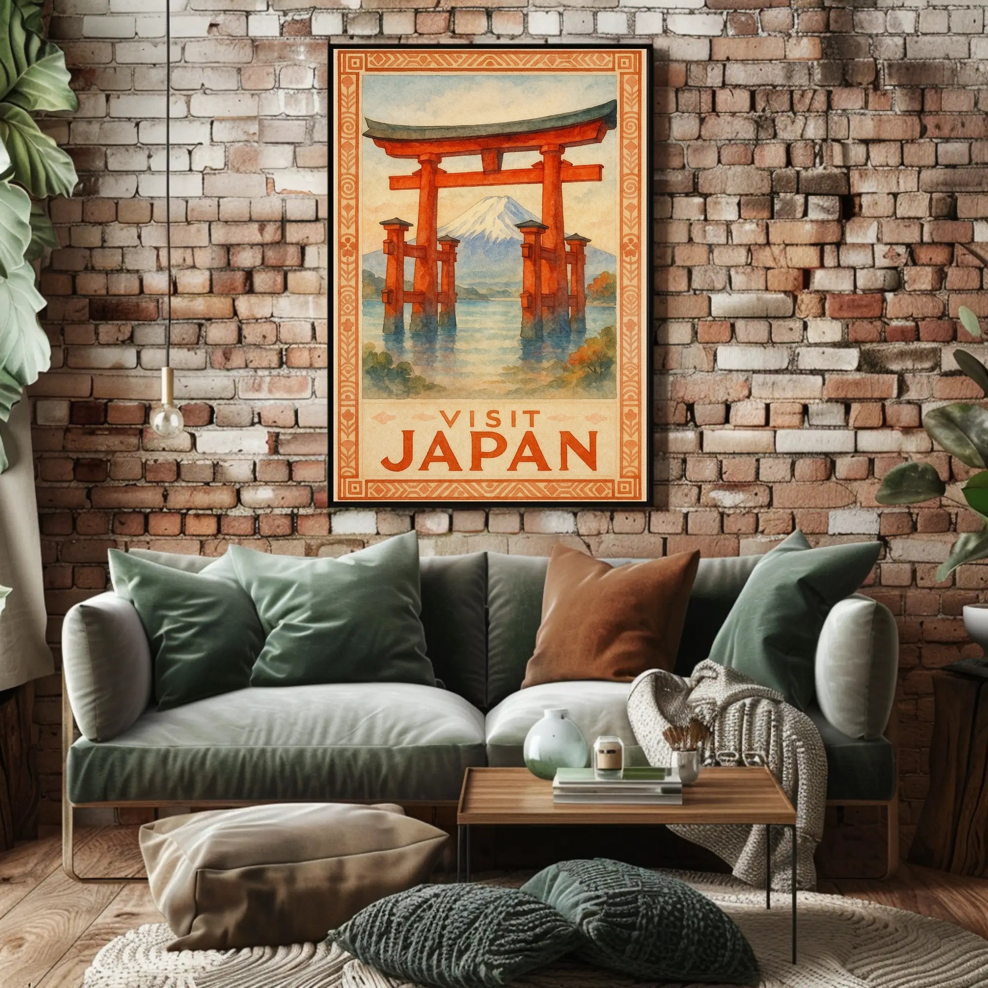 Visit Japan Poster PosterGoat