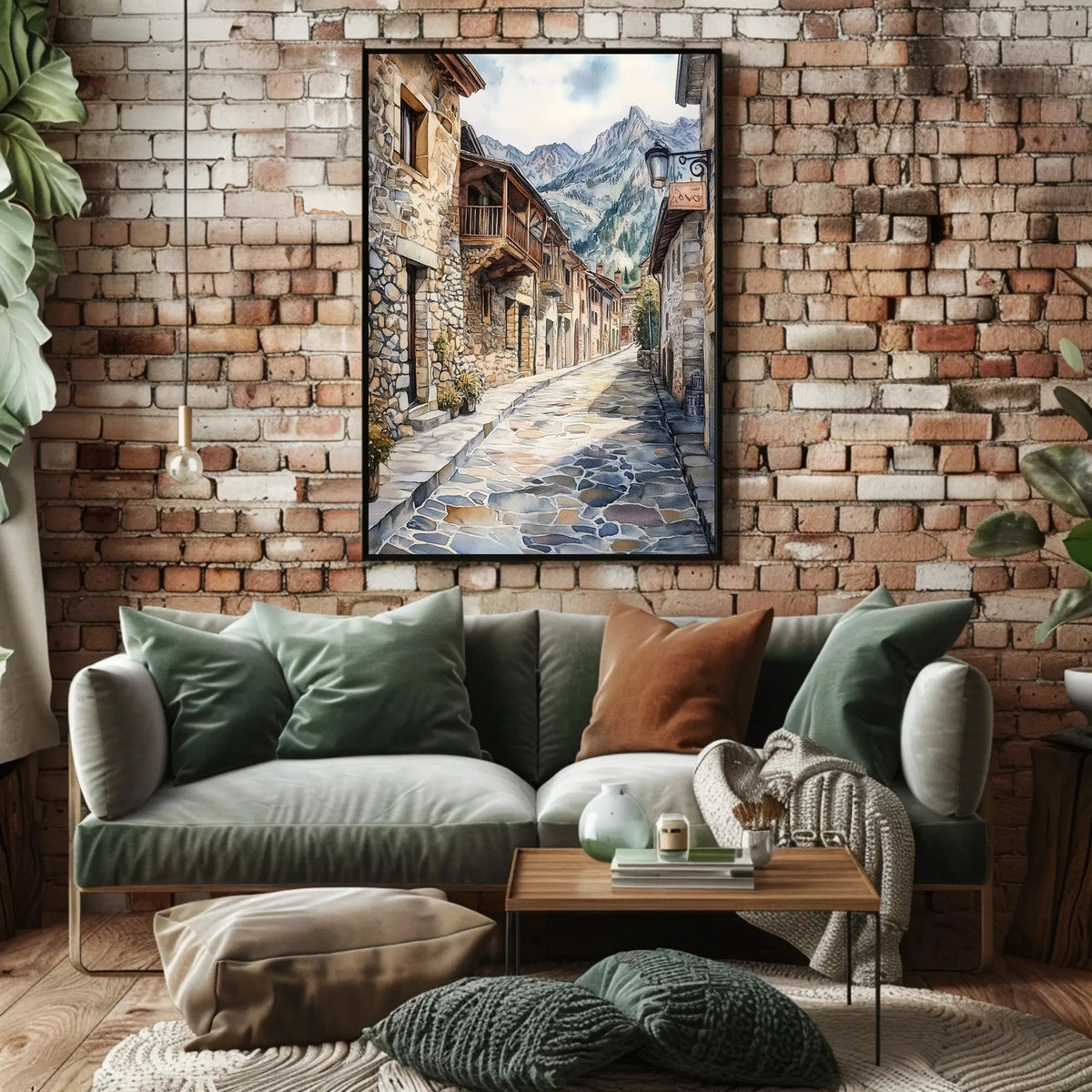 Andorra Andorra la Vella Old Town View Poster