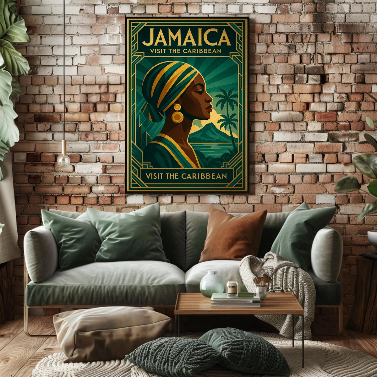 Visit Jamaica The Caribbean Awaits Poster