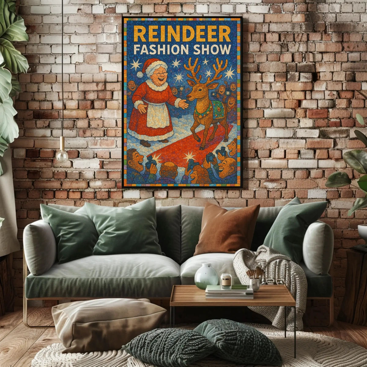 Reindeer Fashion Show Poster