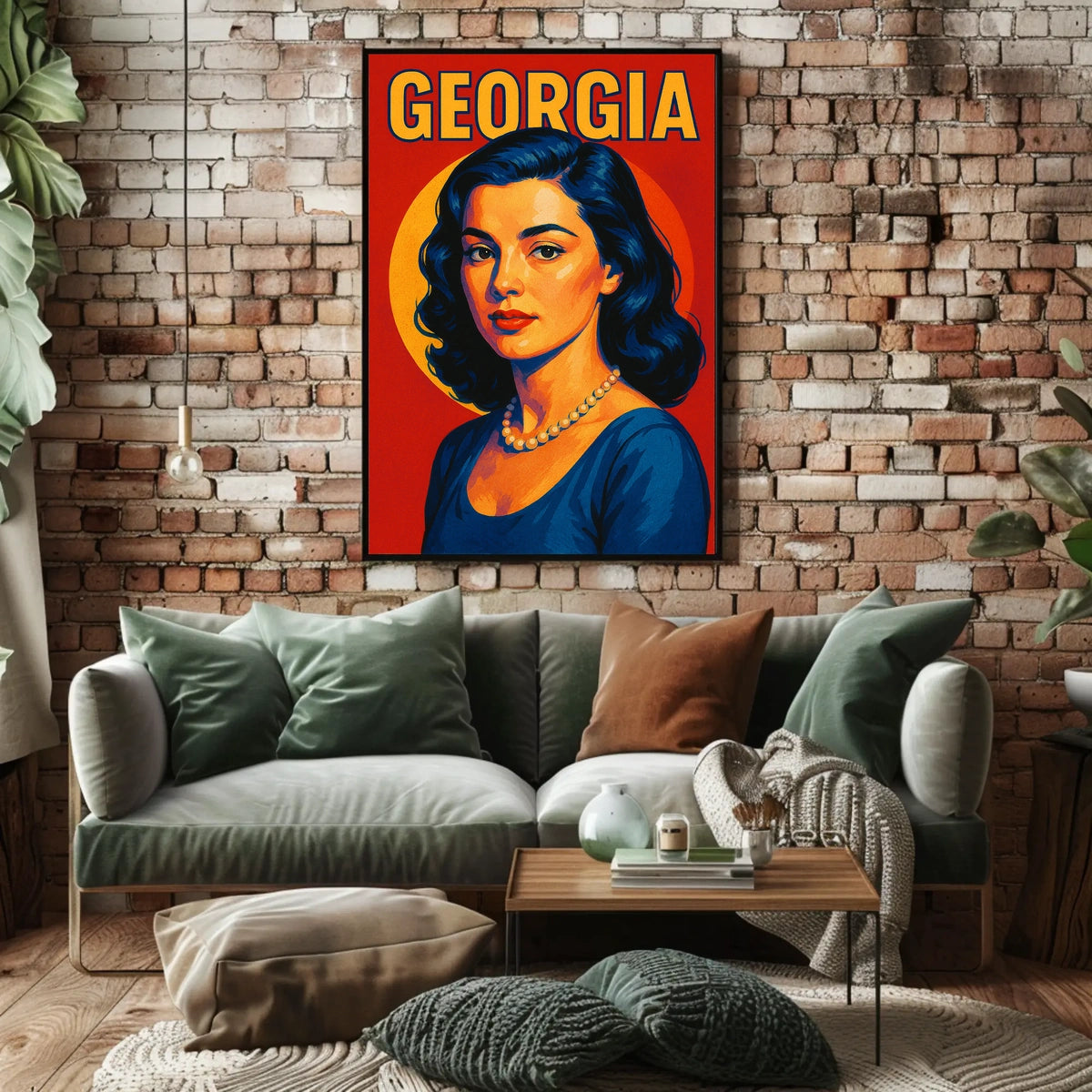 Georgia A Vibrant Portrait Poster