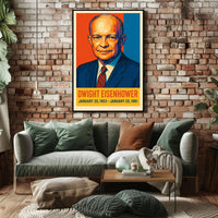 Dwight Eisenhower Presidential Tenure Poster