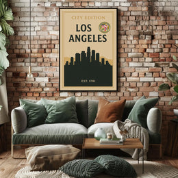 Los Angeles City Edition Poster