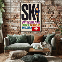 Ski Switzerland Poster