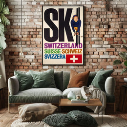 Ski Switzerland Poster