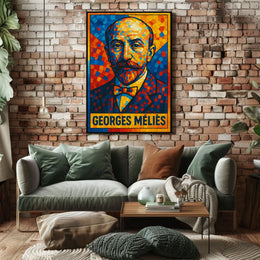 Georges Méliès Cinematic Pioneer Poster