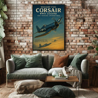Vought F4U Corsair: WWII Legend Poster