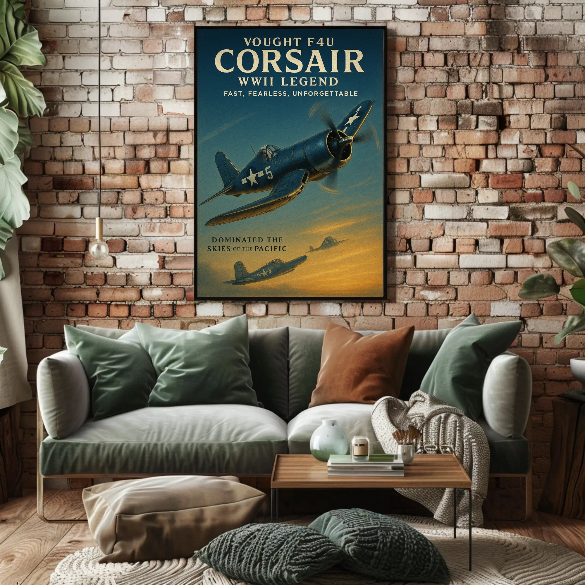 Vought F4U Corsair: WWII Legend Poster