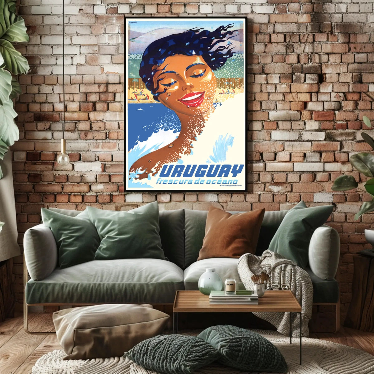 Uruguay Frescura De Océano Poster