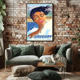 Uruguay Frescura De Océano Poster