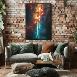 Cosmic Sword of Destiny Art Print Poster for Home Decor PosterGoat