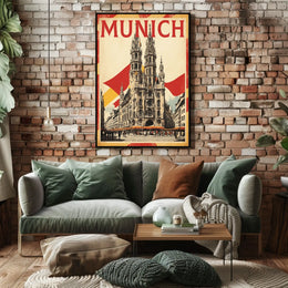 Munich Architectural Splendor Poster