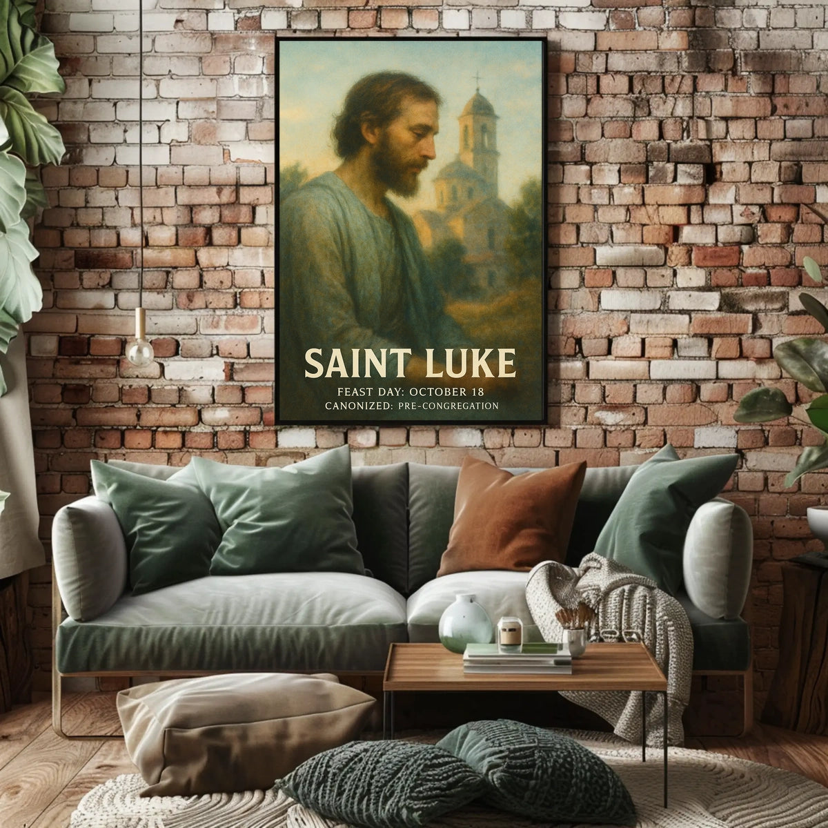 Saint Luke Feast Day Poster