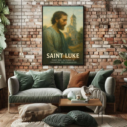 Saint Luke Feast Day Poster