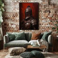 Medieval Knight Valor Art Print Historical or Presidential Poster