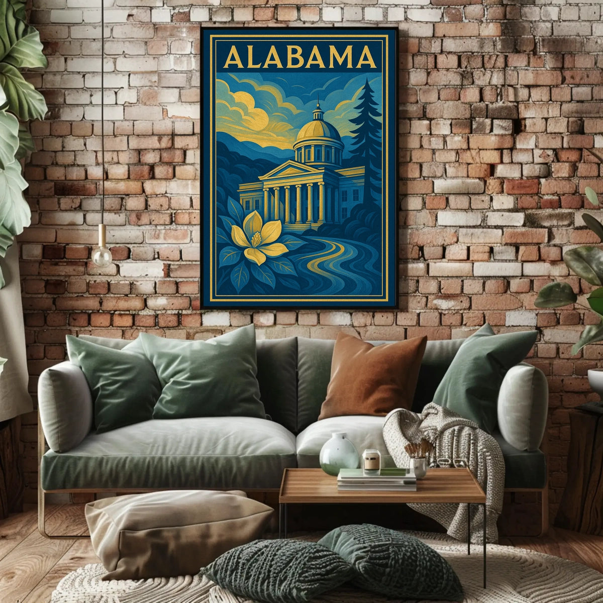 Alabama State Capitol Poster
