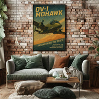 OV-1 Mohawk Engineering the Skies Poster