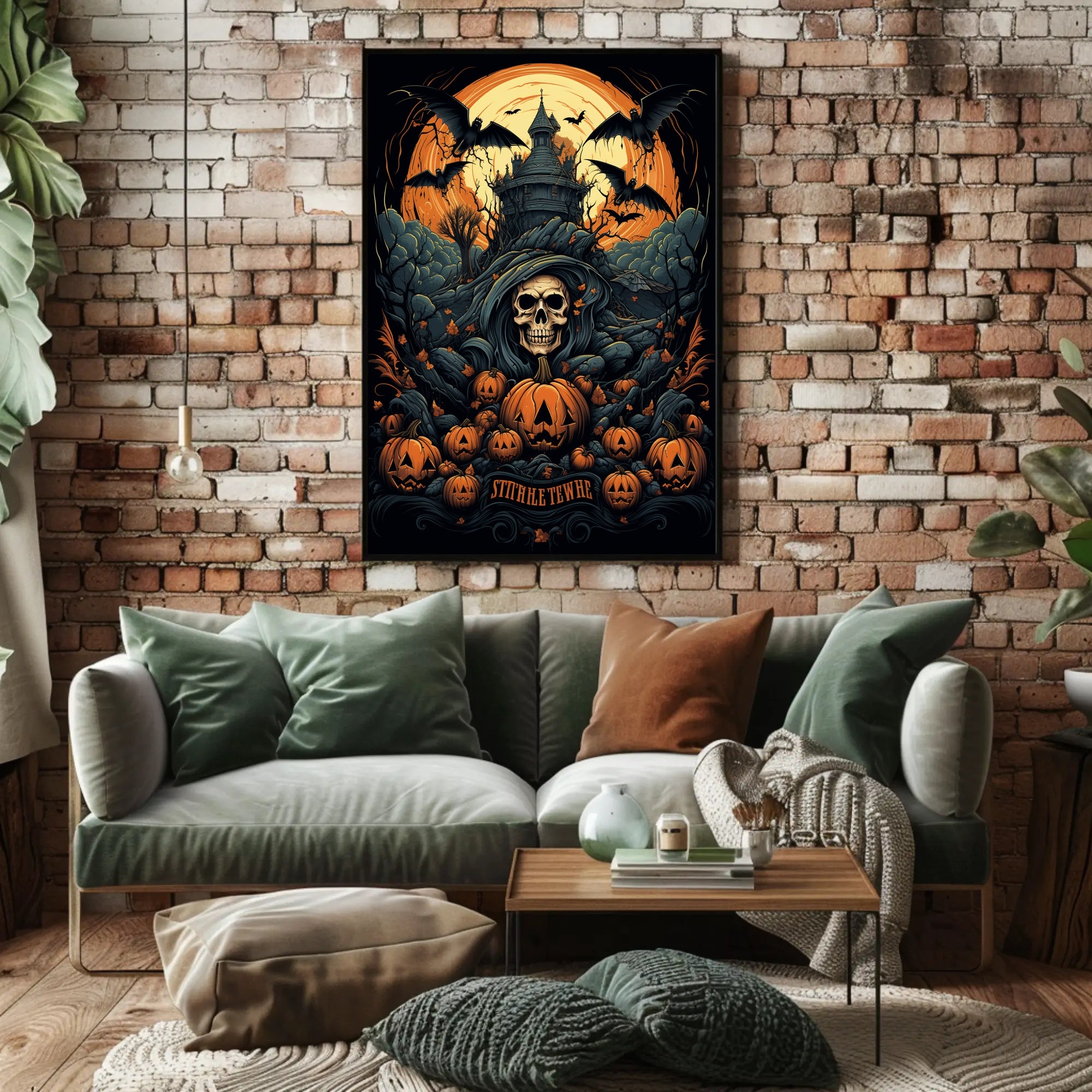Haunted Halloween Night Poster