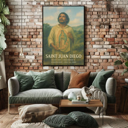 Saint Juan Diego Poster