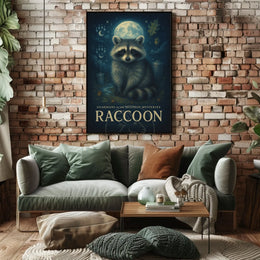Guardians Raccoon Adventure Art: Animal Poster
