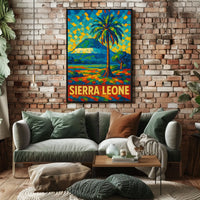 Sierra Leone Vibrant Landscape Poster