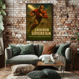 Gridiron Sovereign Football Poster