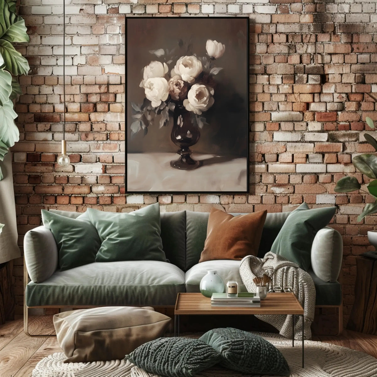 Elegant Floral Still Life Poster
