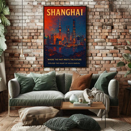 Shanghai Where The Past Meets The Poster