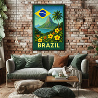 Brazil Vibrant Landscapes Poster