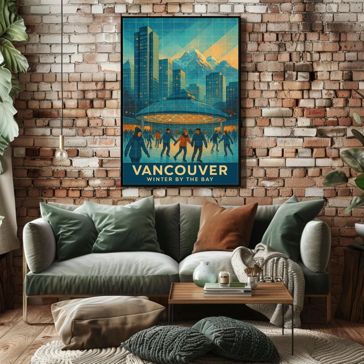 Vancouver Winter By The Bay Poster