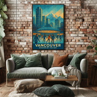 Vancouver Winter By The Bay Poster