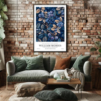 William Morris Cotton Prints Exhibition Poster