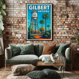 Gilbert, Arizona Water Tower Poster