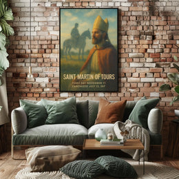 Saint Martin Of Tours Poster