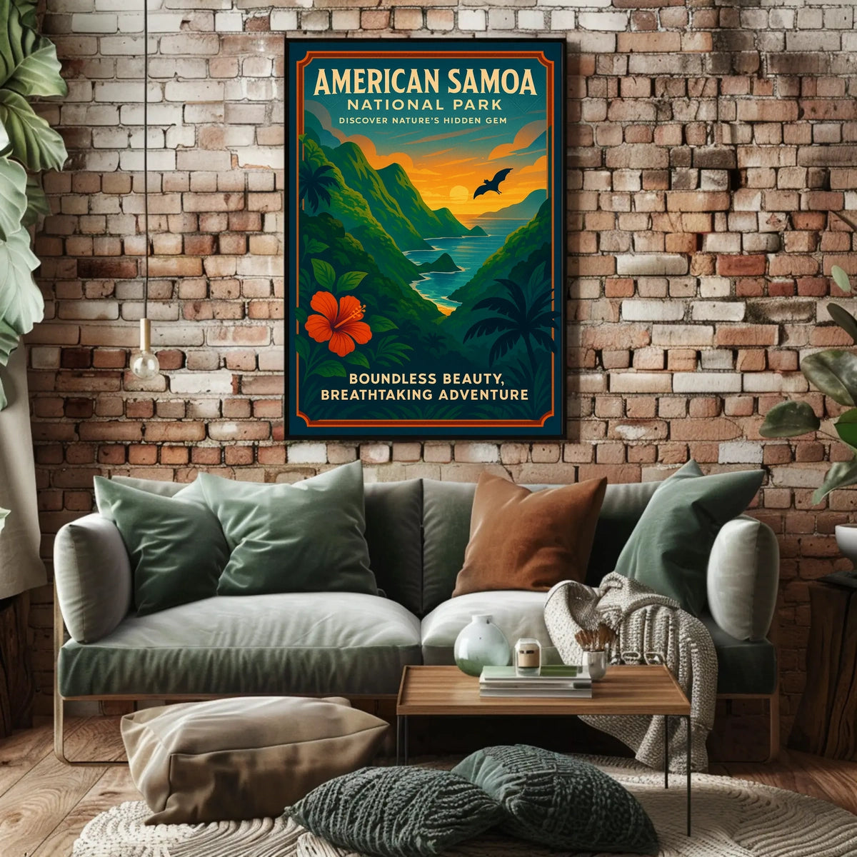 American Samoa Travel Adventures National Park Poster