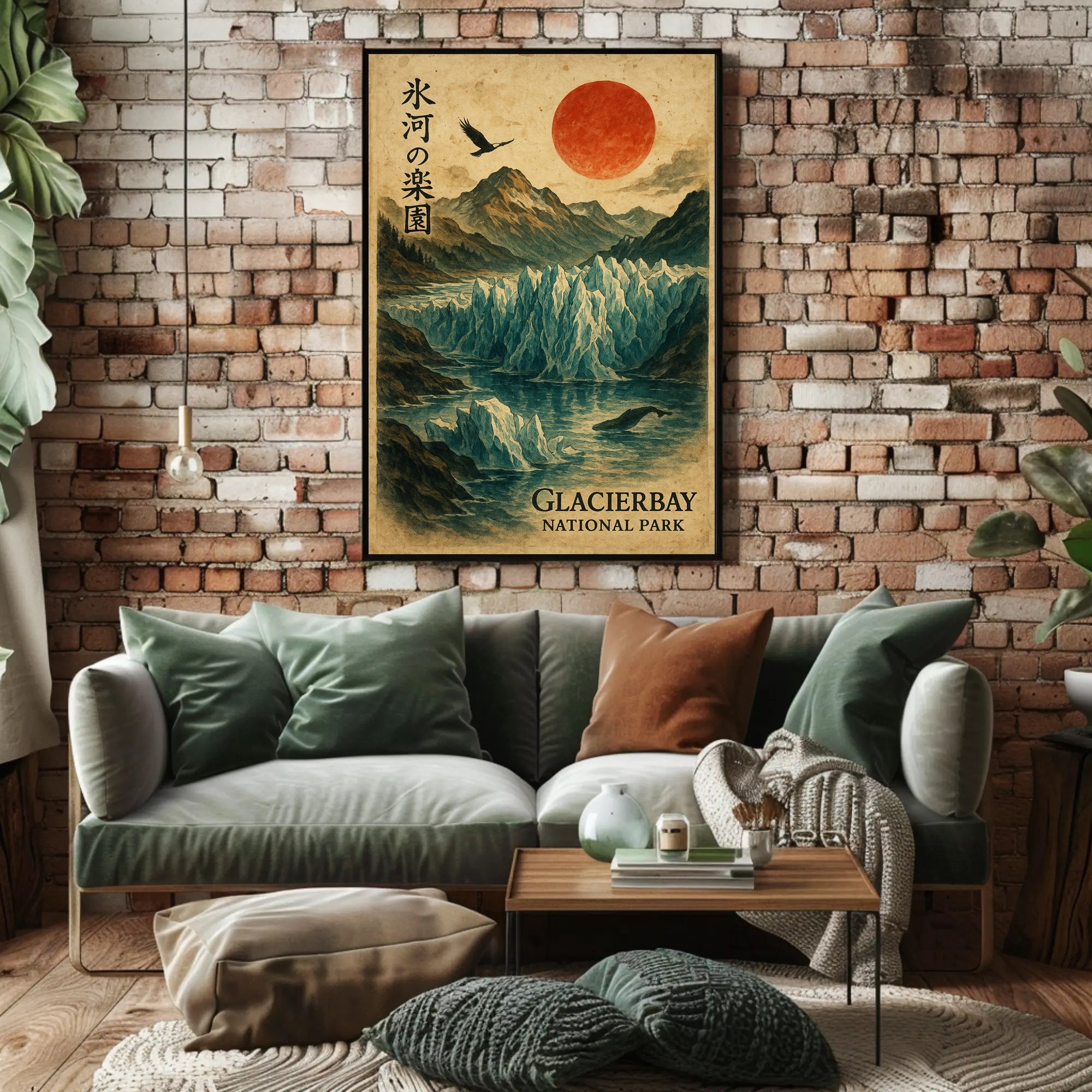 Glacier Bay Vintage National Park Poster
