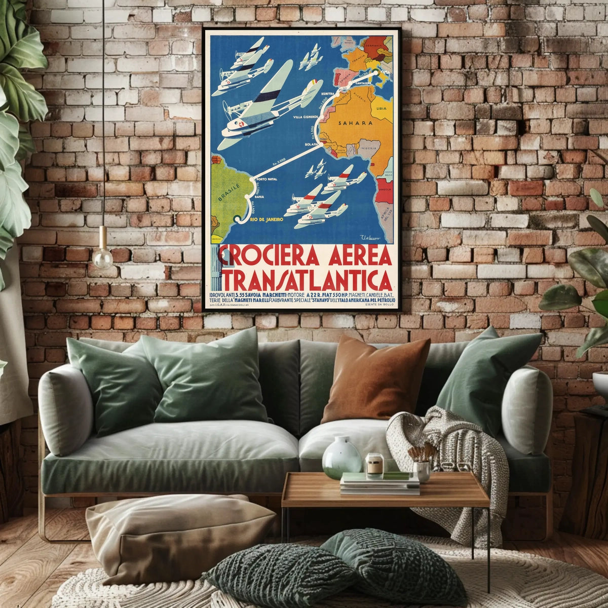 Crociera Aerea Transatlantica Poster