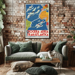 Crociera Aerea Transatlantica Poster