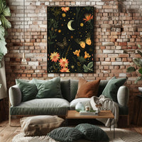 Enchanted Nighttime Scene Fantasy or Mythology Poster