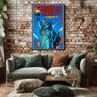 Statue of Liberty Icon of Freedom Poster PosterGoat