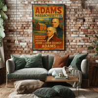 John And John Quincy Adams Birthplace Poster