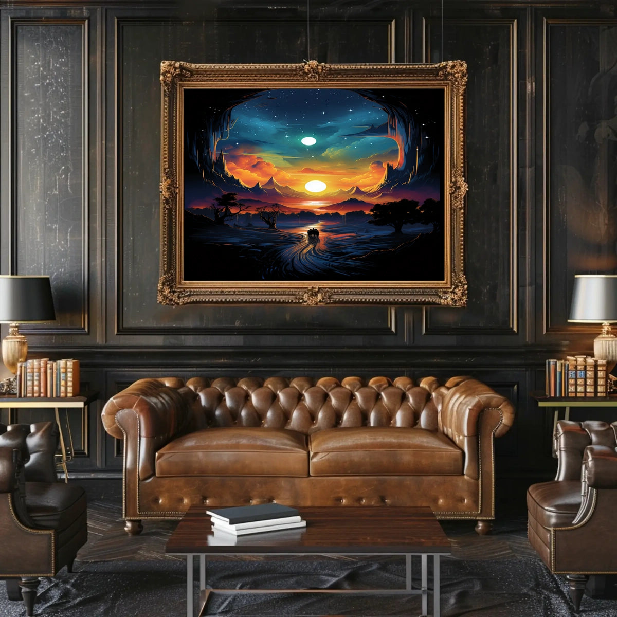 Journey Through A Cosmic Landscape Poster