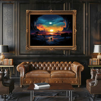 Journey Through A Cosmic Landscape Poster