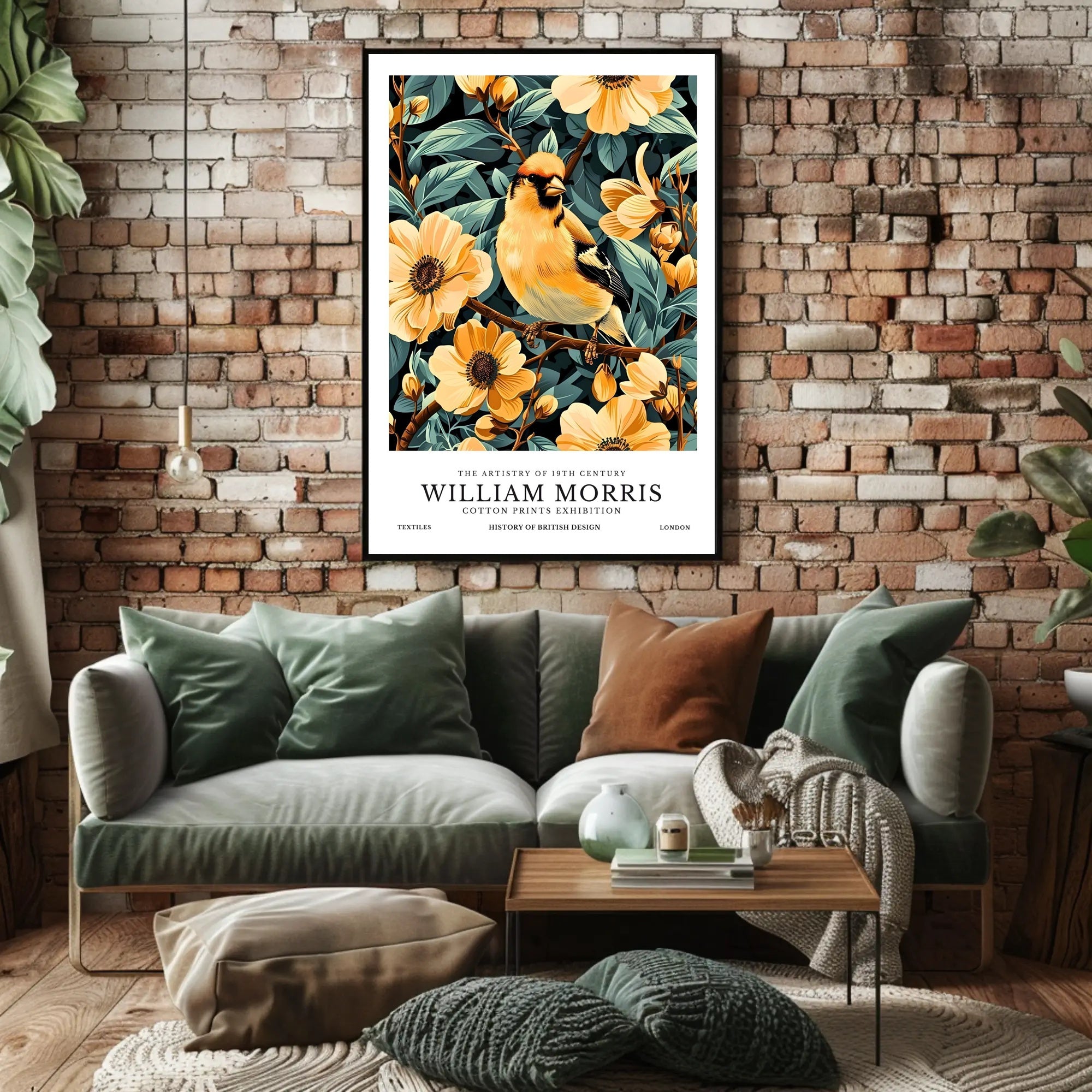 William Morris Vintage Botanical Art Cultural or Heritage Poster