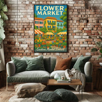 Flower Market Poster