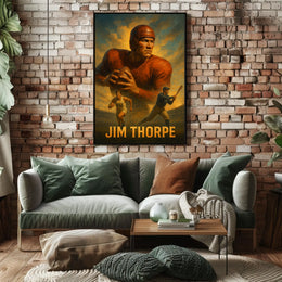 Jim Thorpe A Legendary Athlete Poster