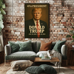 Donald Trump Visionary Leader Photography Realism Patriotic Collector Tribute Edition Poster