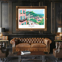 Vibrant Cagliari Poster PosterGoat
