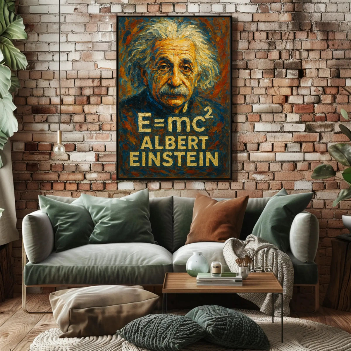 Albert Einstein Iconic Physicist Poster