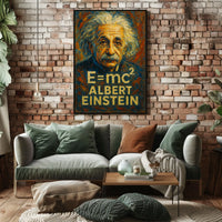 Albert Einstein Iconic Physicist Poster